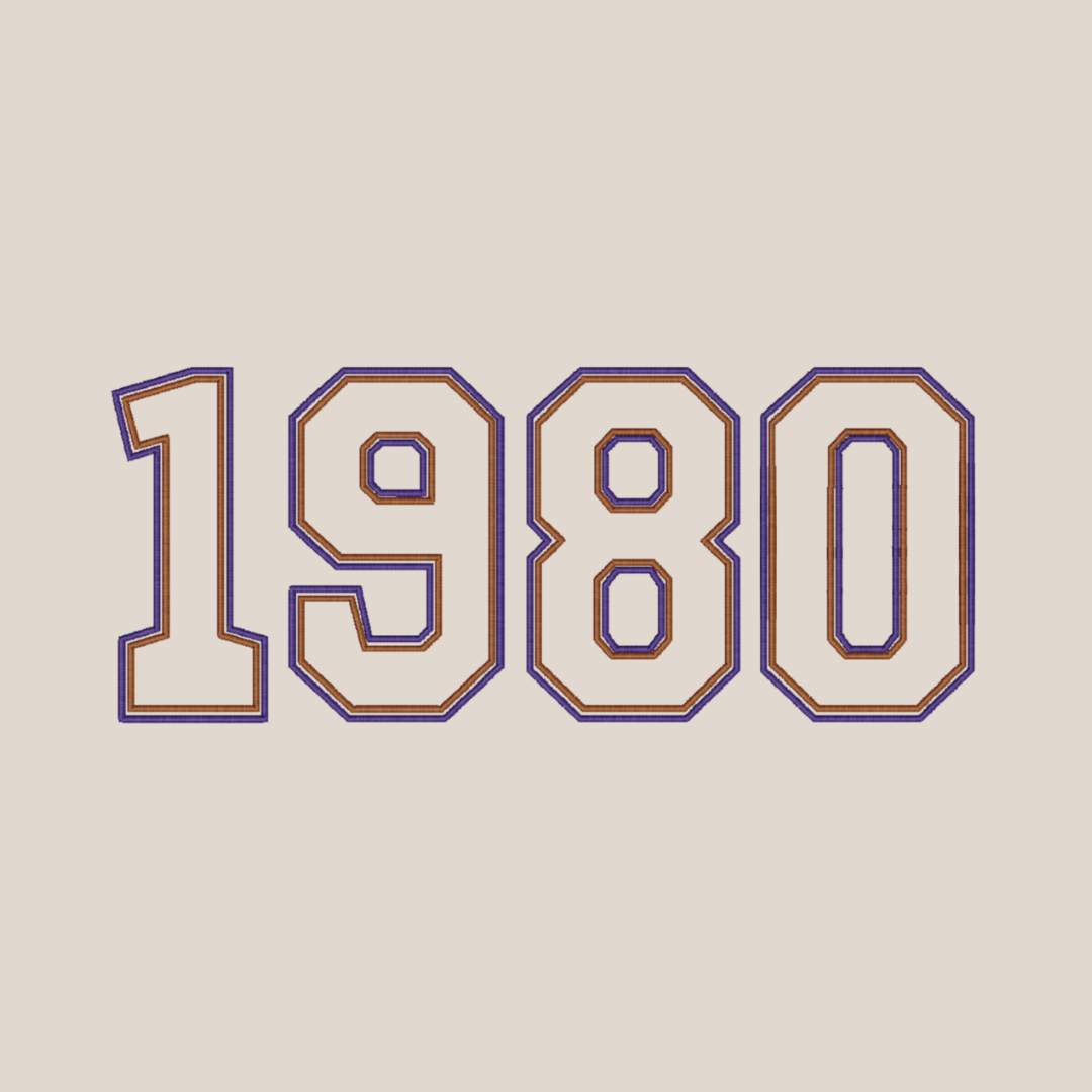 1980 Embroidered Sweatshirt
