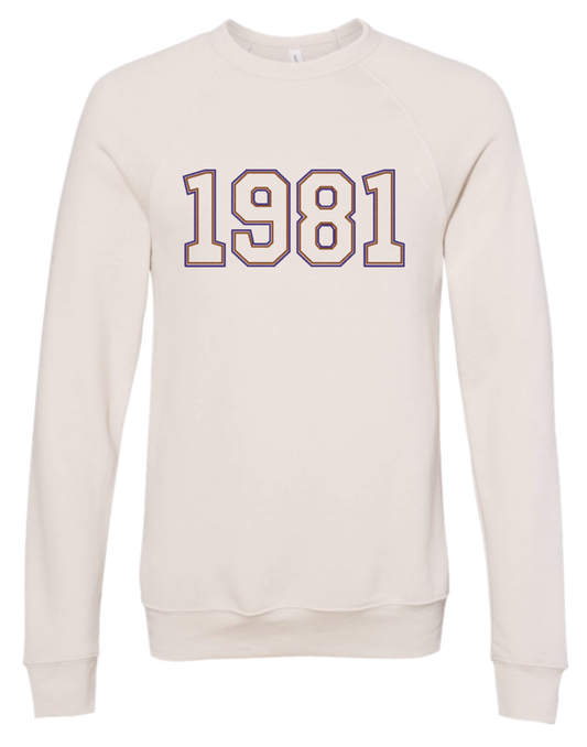 1981 Embroidered Sweatshirt