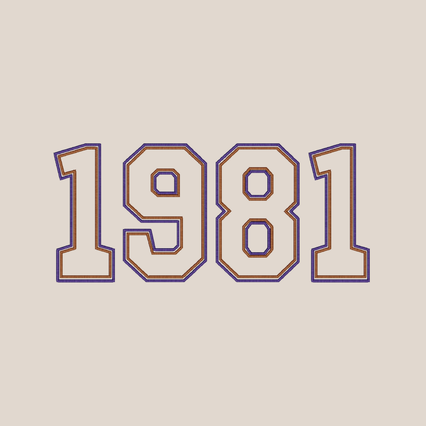 1981 Embroidered Sweatshirt