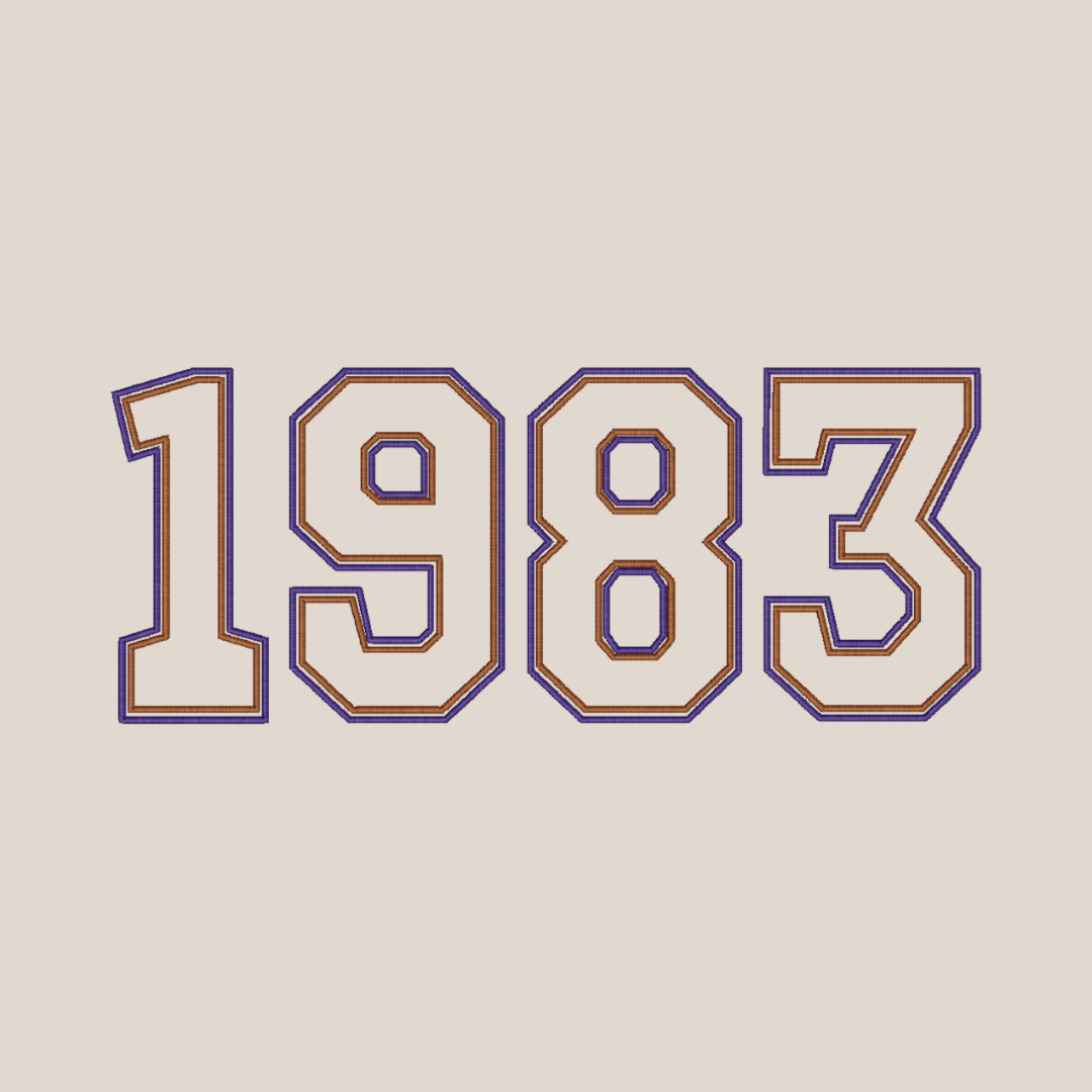 1983 Embroidered Sweatshirt