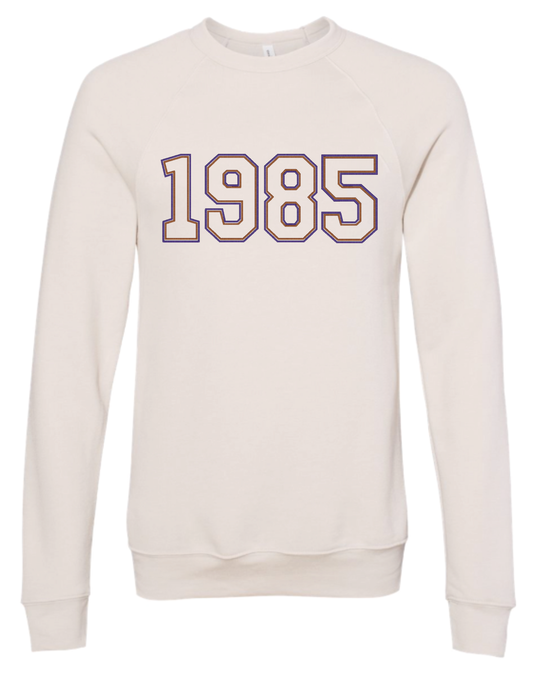 1985 Embroidered Sweatshirt