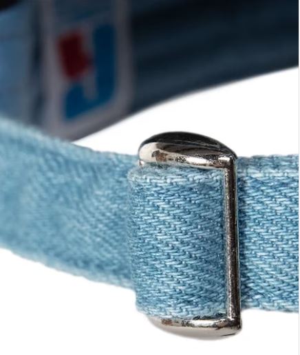 40rty-ish Embroidered Denim Baseball Cap