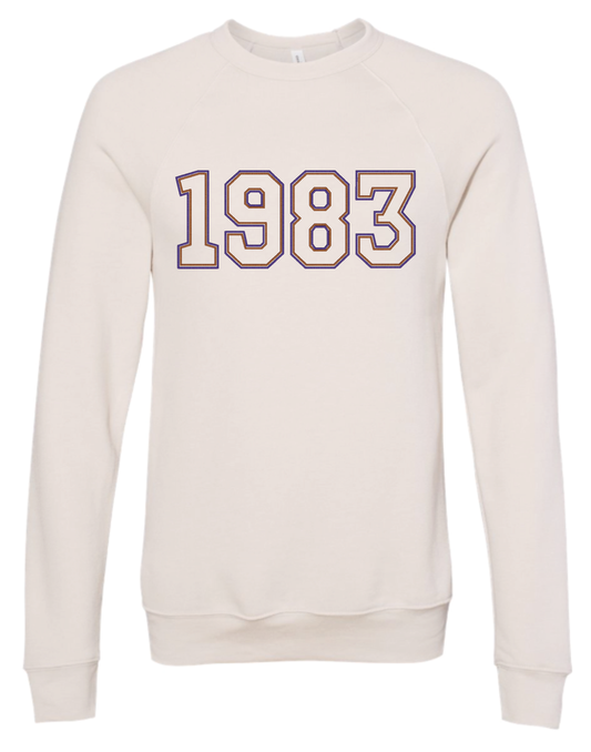 1983 Embroidered Sweatshirt